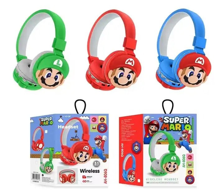 Super Mario Kids Bluetooth Headphones